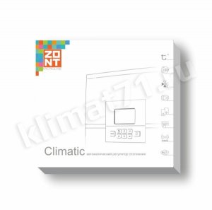 ZONT ZONT Climatic 1.1 (741) Погодозависимый автоматический регулятор для многоконтурных систем отопления (1 прямой + 1 смесительный контур)