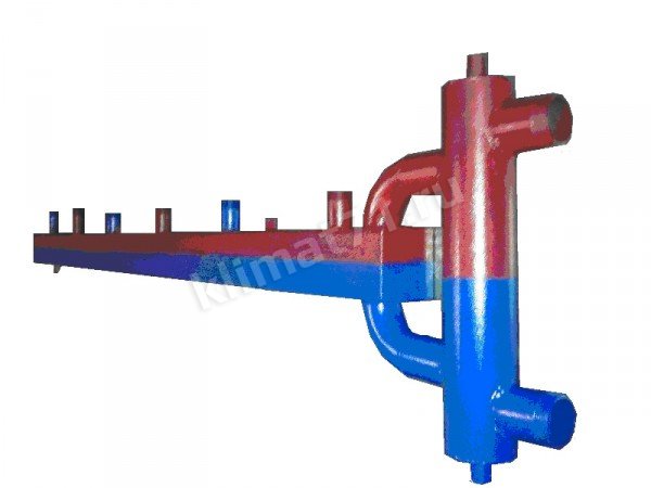 Гидрострелка до 100 кВт под установку двух котлов Гидрострелка до 100 кВт под установку двух котлов