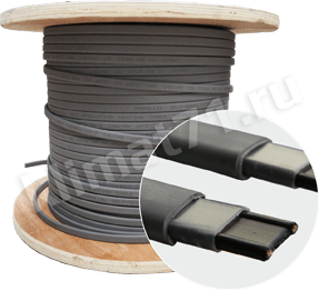 Samreg SAMREG-16-2 (16Вт/м) саморег. кабель б/оплетки, 250м в бухте Samreg SAMREG-16-2 (16Вт/м) саморег. кабель б/оплетки, 250м в бухте